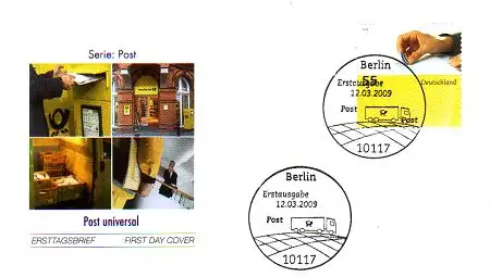 D,Bund Mi.Nr. 2723 Post unviversal, Absender (55)