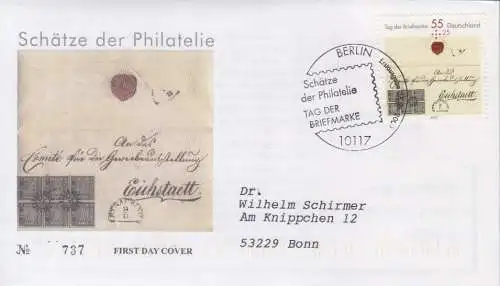 D,Bund Mi.Nr. 2735Sr Tag der Briefmarke, "Eichstätt-Brief"