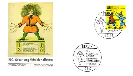 D,Bund Mi.Nr. 2739 200. Geb. Heinrich Hoffmann, Hans Guck-in-die-Luft (85)