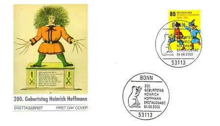 D,Bund Mi.Nr. 2739 200. Geb. Heinrich Hoffmann, Hans Guck-in-die-Luft (85)