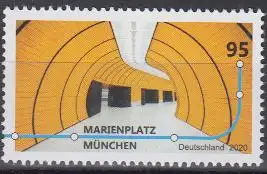 D,Bund MiNr. 3538 U-Bahn-Station München Marienplatz (95)