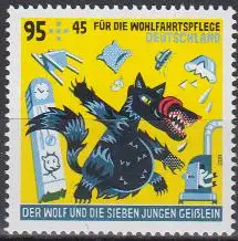 D,Bund MiNr. 3523 Wohlfahrt 2020 Der Wolf und die sieben jungen Geißlein (95+45)