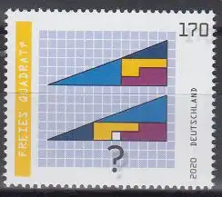 D,Bund Mi.Nr. 3537 Optische Täuschungen: Freies Quadrat? (170)