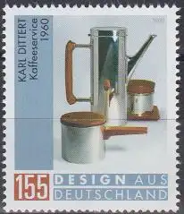 D,Bund MiNr. 3566 Design aus Deutschland, Kaffeeservice von Karl Dittert (155)