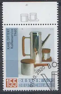 D,Bund MiNr. 3566 Design aus Deutschland, Kaffeeservice von Karl Dittert (155)