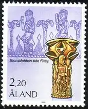 Aland Mi.Nr. 17 Bronzestab von Finby, Apostel (2.20M)