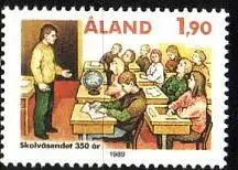 Aland Mi.Nr. 36 350 J. Schulwesen auf Aland, Schulunterricht (1.90M)