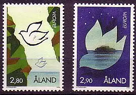 Aland Mi.Nr. 100-101 Europa 95, Frieden und Freiheit (2 Werte)