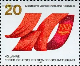 D,DDR Mi.Nr. 2951 40 Jahre FDGB (20)