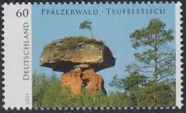 D,Bund Mi.Nr. 3060 Wildes Deutschland, Teufelstisch im Pfälzerwald (60)