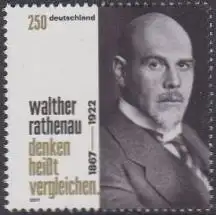 D,Bund MiNr. 3333 Walter Rathenau, Politiker (250)