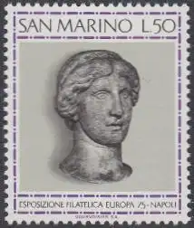 San Marino Mi.Nr. 1096 Briefmarkenausst. Europa, Aphrodite-Marmorkopf (50)