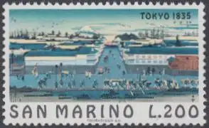 San Marino Mi.Nr. 1097 Weltstädte, Tokio um 1835 (200)