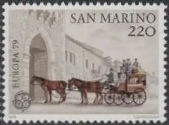 San Marino Mi.Nr. 1173 Europa 79, Postkutsche um 1895 (220)