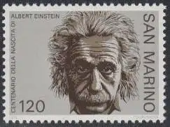 San Marino Mi.Nr. 1174 100.Geb. Albert Einstein (120)