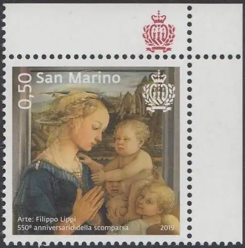 San Marino MiNr. 2781, 550. Todestag von Filippo Lippi