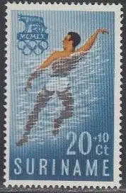 Surinam Mi.Nr. 387 Olympia 1960 Rom, Schwimmen (20+10)