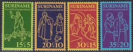 Surinam Mi.Nr. 689-92 Ostern (4 Werte)