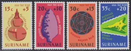 Surinam Mi.Nr. 698-701 Voor het Kind (4 Werte)