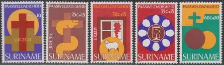 Surinam Mi.Nr. 818-22 Ostern (5 Werte)