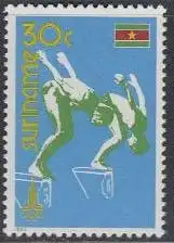 Surinam Mi.Nr. 906 Olymp. Sommerspiele Moskau, Schwimmen (30)