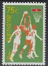 Surinam Mi.Nr. 908 Olymp. Sommerspiele Moskau, Basketball (75)