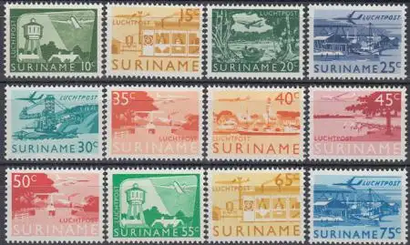 Surinam Mi.Nr. 462-73 Landesmotive (12 Werte)