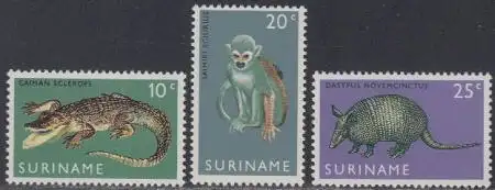 Surinam Mi.Nr. 558-60 Tierpark Paramaribo (3 Werte)