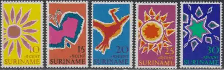 Surinam Mi.Nr. 570-74 Ostern (5 Werte)