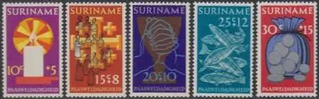 Surinam Mi.Nr. 618-22 Ostern (5 Werte)