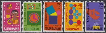 Surinam Mi.Nr. 638-42 Voor het Kind (5 Werte)