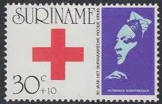 Surinam Mi.Nr. 655 30Jahre Rotes Kreuz, Florence Nightingale (30+10)