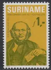 Surinam Mi.Nr. 882 100.Todestag Rowland Hil (1)