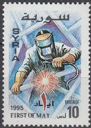 Syrien Mi.Nr. 1940 Tag der Arbeit, Elektroschweißer (10)