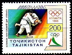 Tadschikistan Mi.Nr. 102 Olympia 1996, Judo (200)