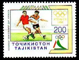 Tadschikistan Mi.Nr. 104 Olympia 1996, Fußball (200)