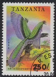 Tansania Mi.Nr. 1772 Prähistorische Tiere, Archaeopteryx (250)