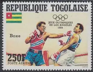 Togo Mi.Nr. 1749 Olympia 1984 Los Angeles, Boxen (250)