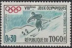 Togo Mi.Nr. 276 Olympia 1960 Squaw Valley, Alpiner Skilauf (0,30)