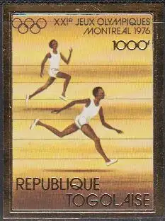 Togo Mi.Nr. 1140B Olympia 1976 Montreal, Laufen (1000)