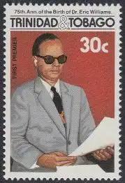 Trinidad & Tobago Mi.Nr. 541b Premierminister Williams m.schwarzer Krawatte (30)