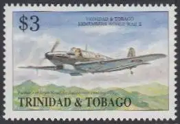 Trinidad & Tobago Mi.Nr. 682 Beendigung 2.Weltkrieg, Jagdflugzeug Fulmar-1 (3)