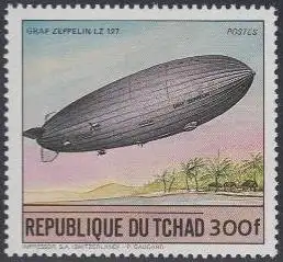 Tschad Mi.Nr. 1063 Luftschiff LZ 127 Graf Zeppelin (300)