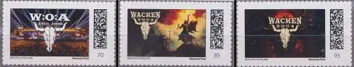 Briefmarke Wacken (3 Marken)