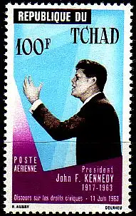 Tschad Mi.Nr. 126 John F. Kennedy, 1. Todestag (100)