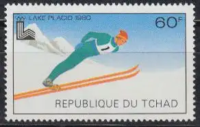 Tschad Mi.Nr. 879 Olymp. Winterspiele 1980, Skispringen (60)