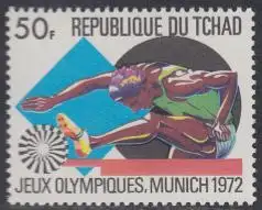 Tschad Mi.Nr. 550 Olympia 1972 München, Hürdenlauf (50)