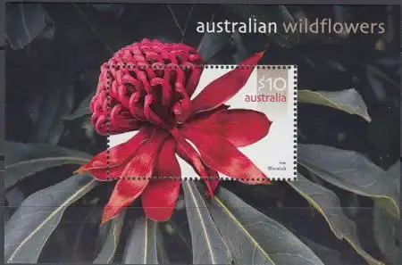 Australien Mi.Nr. Block 58 Wildblumen, Waratah 