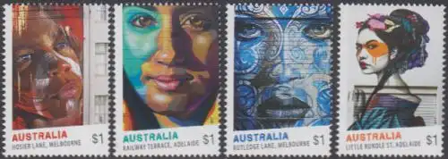 Australien MiNr. 4631-34 Street Art (4 Werte)