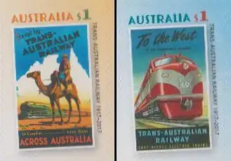 Australien MiNr. 4662-63 Transaustralische Eisenbahn, skl (2 Werte)